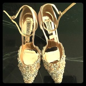 Bradley Mischa Fey d’Orsay Ankle Strap Dress Pumps